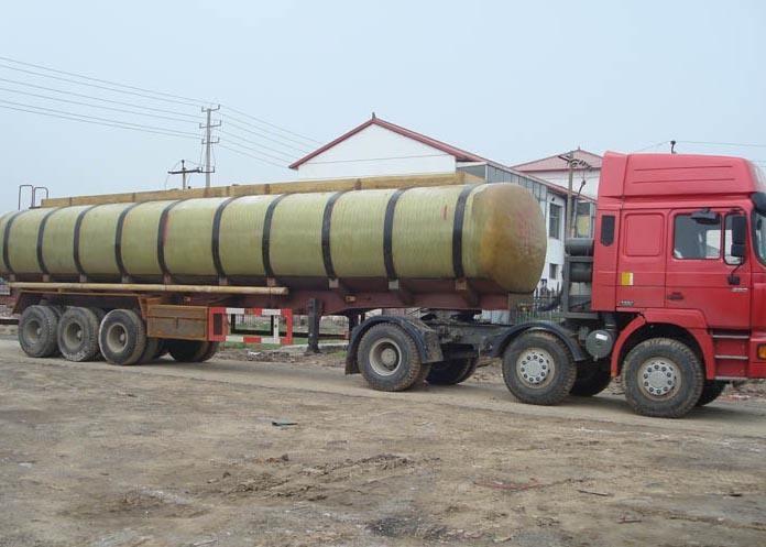 重庆5吨玻璃钢车载运输罐